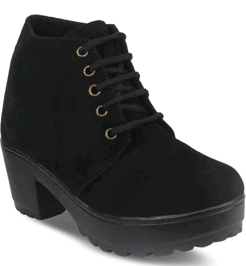 Black Heeled Ankle Boots for women (UK 8) size