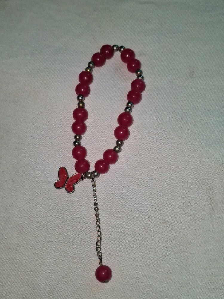 Red Beaded Bracelet