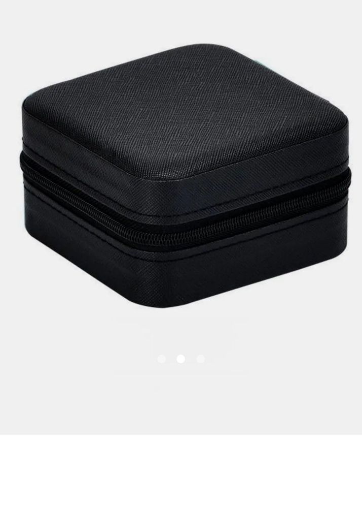 Black Square Zippered Case