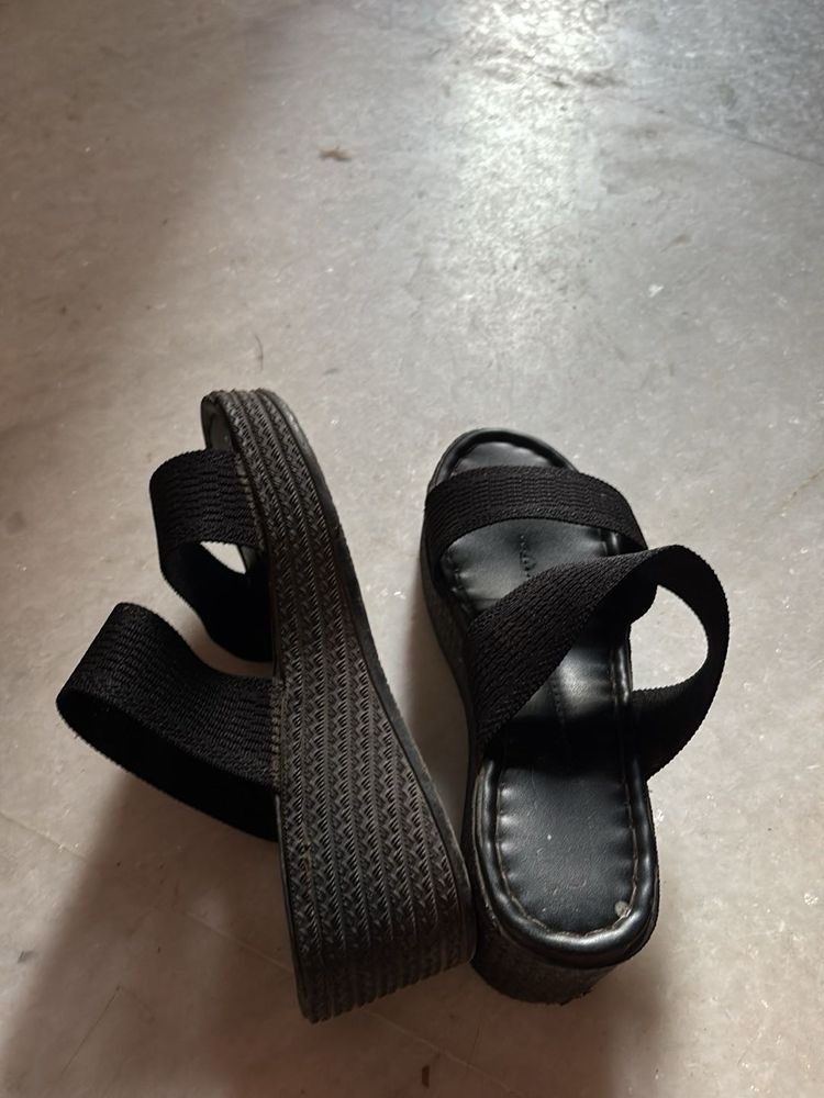Black Platform Heels