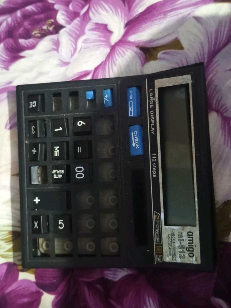Vintage Amigo Calculator( Button Missing)