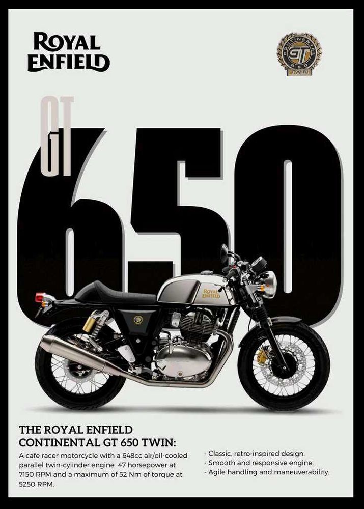 Royal Enfield GT 650 Twin Poster