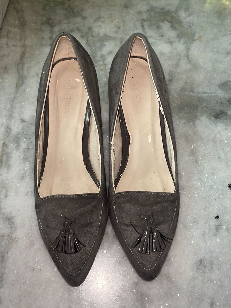 Grey  Women Heels