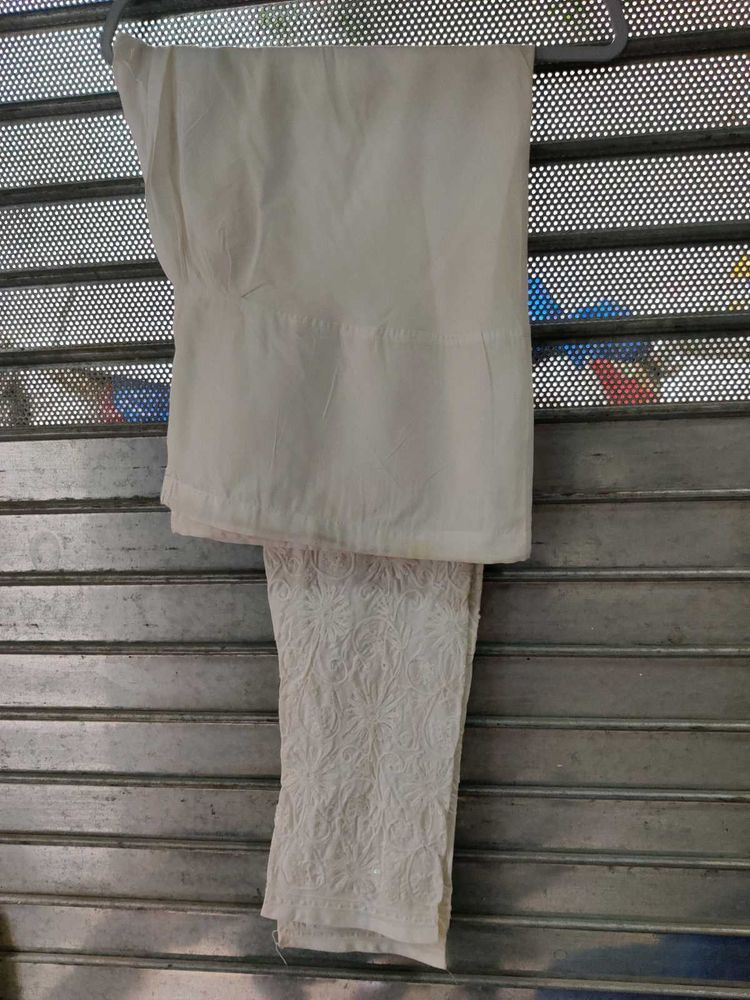 Embroidered Straight Pant