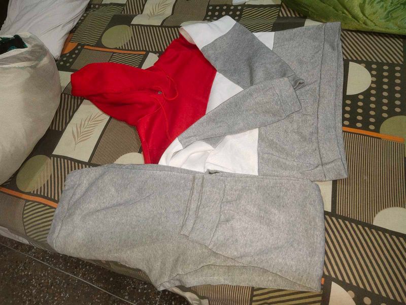 Men Hoody And Pajama Set Winter