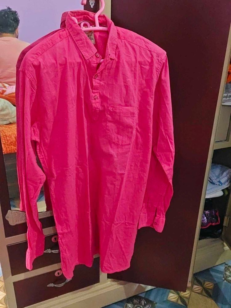 Pink Long Sleeve Shirt