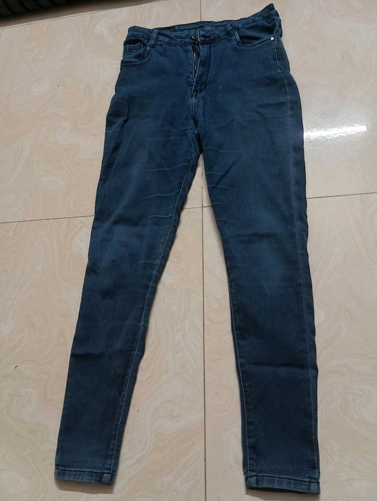 Dark Blue Denim Jeans