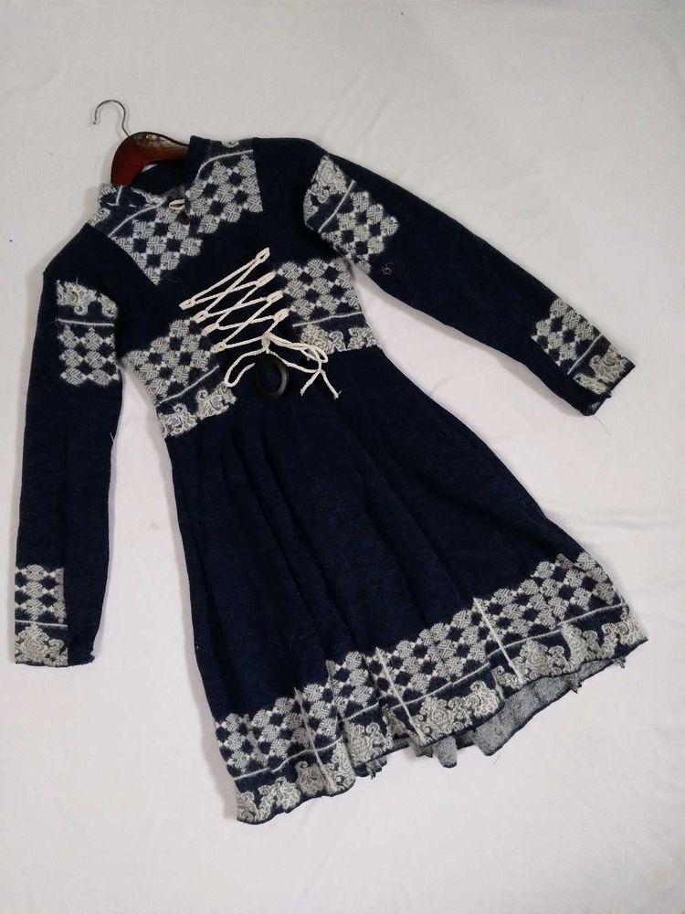 Elegant Navy Blue Dress