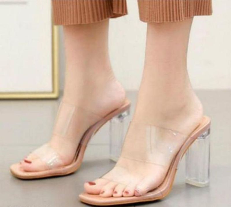 Transparent heels