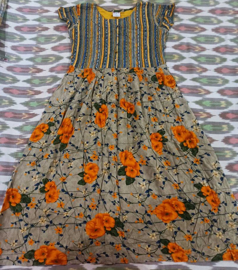 Floral Print Maxi Dress