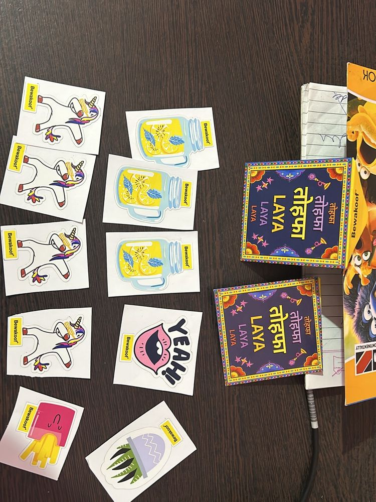 Bewakoof Collectible Stickers With Packaging Bags