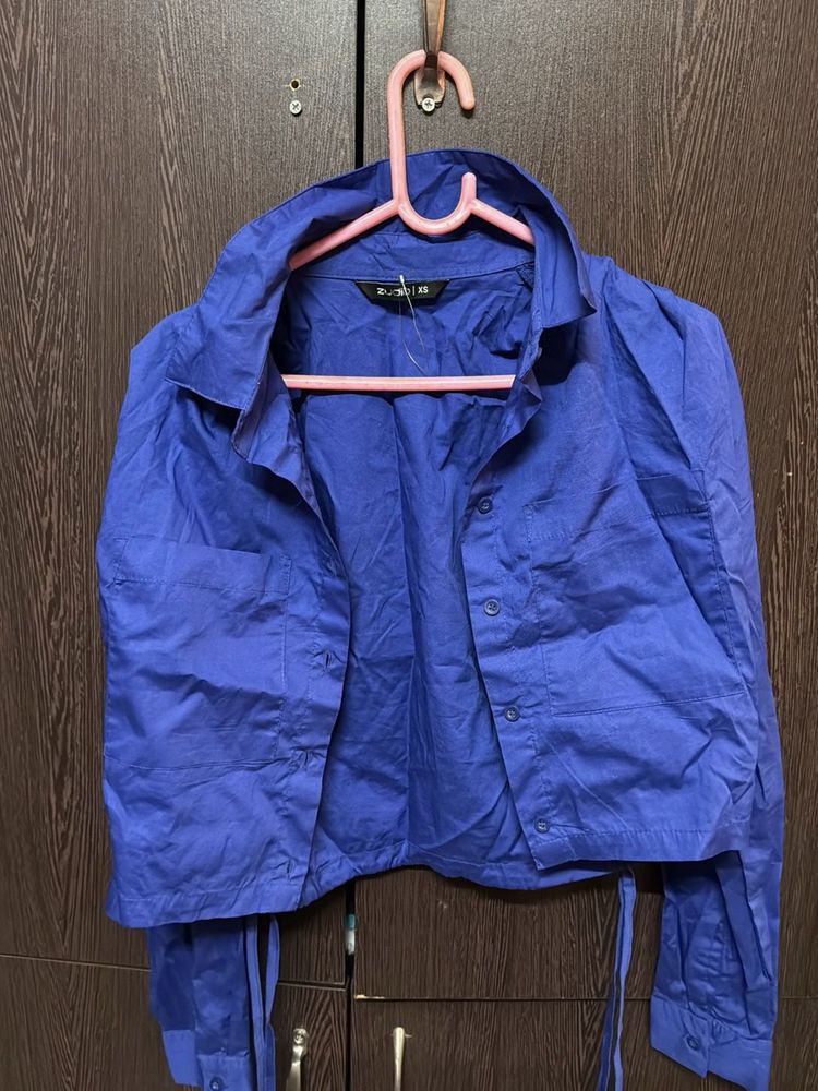 Zudio Navy Blue Shirt