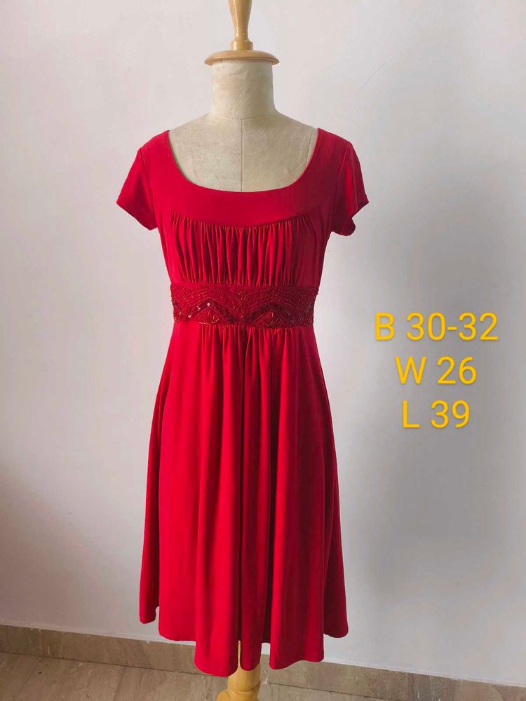 Red A-Line Dress (Fixed Price)