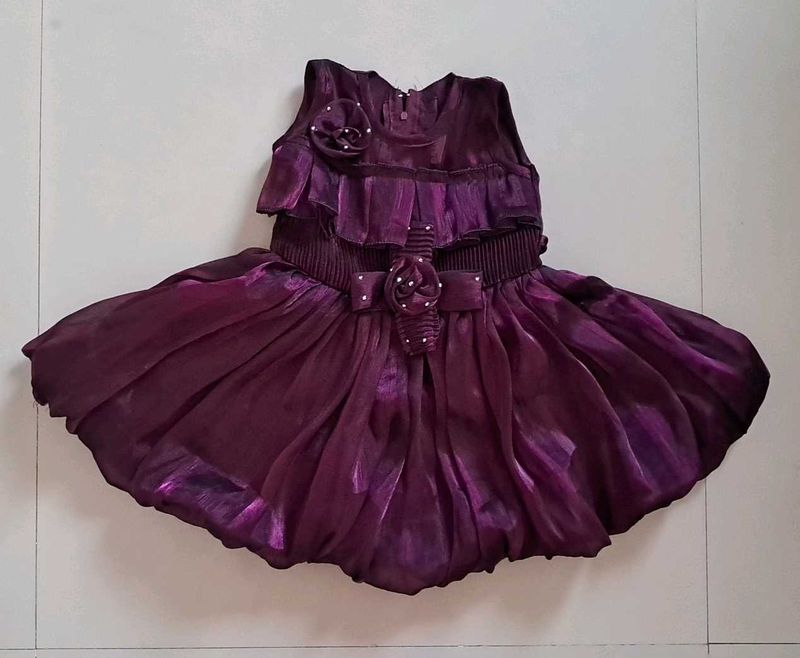 Adorable Purple Party Dress