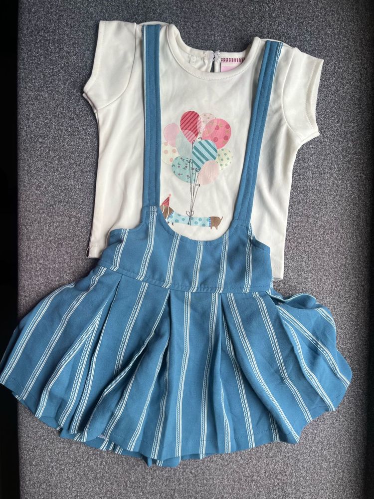 Unique Suspender Striped Outfit
