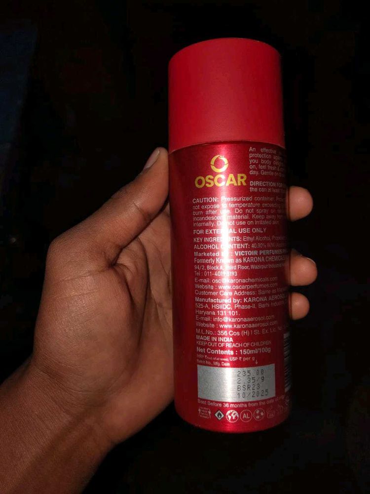 Oscar Deodorant