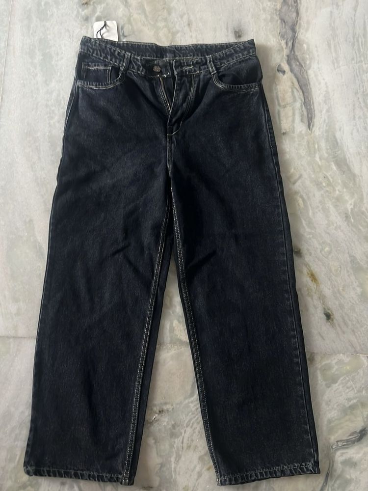 Black Wide Leg Jeans