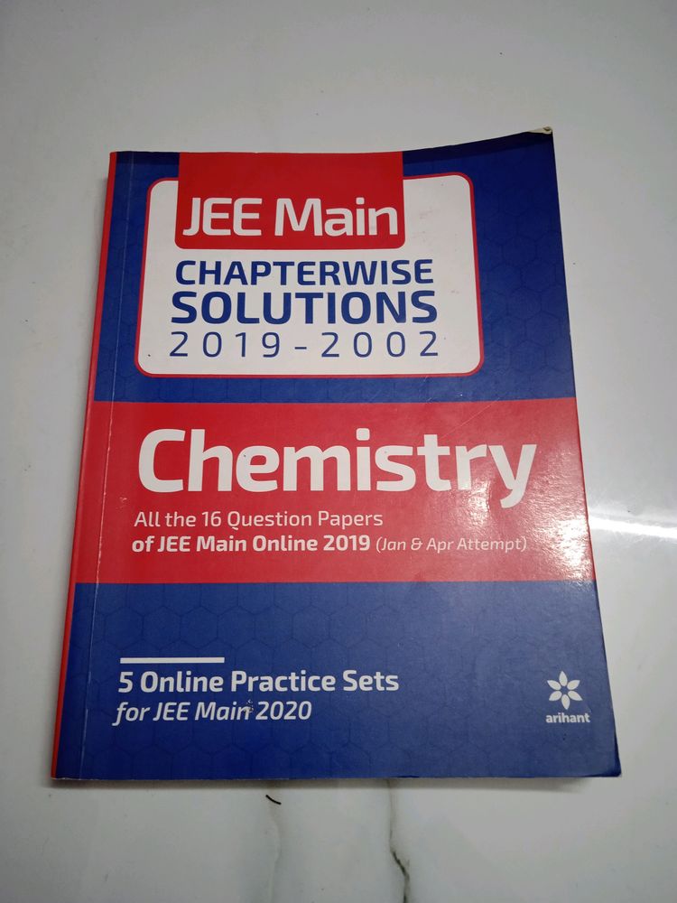 JEE Main Chapter Wise Solution 2019 -2002 Arihant Publication