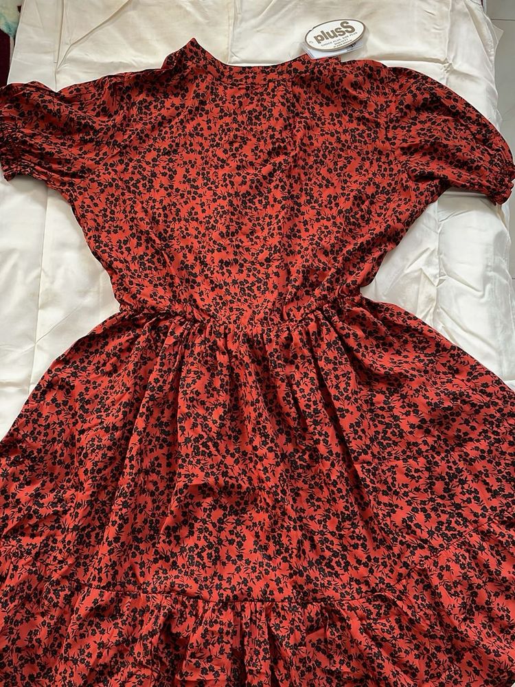 Floral Print Casual Dress