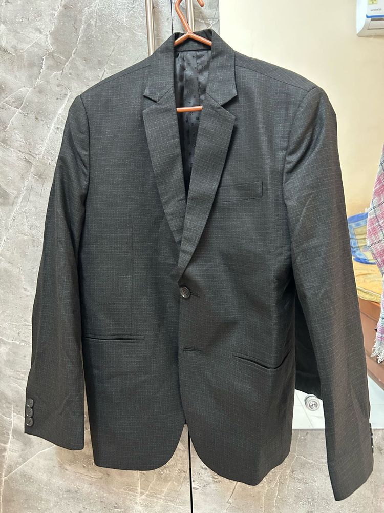 Men's Formal Blazer - Charcoal Grey