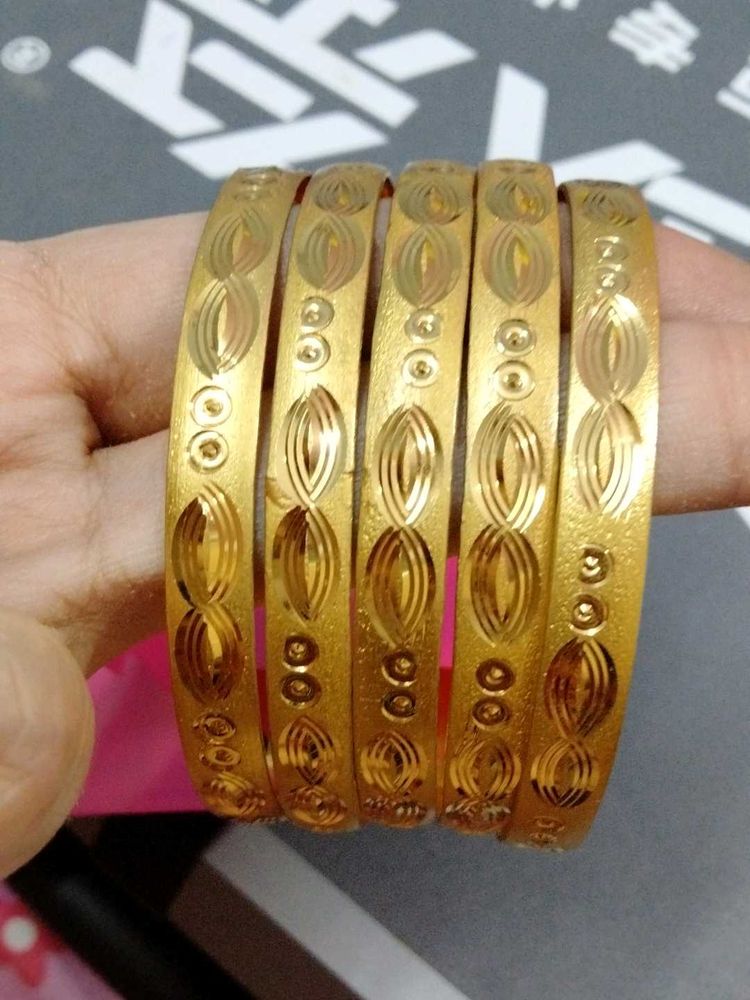 Dubai Gold Plated Bangles