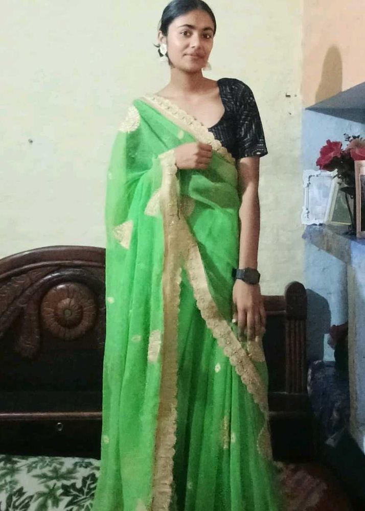 New With Blouse Saree