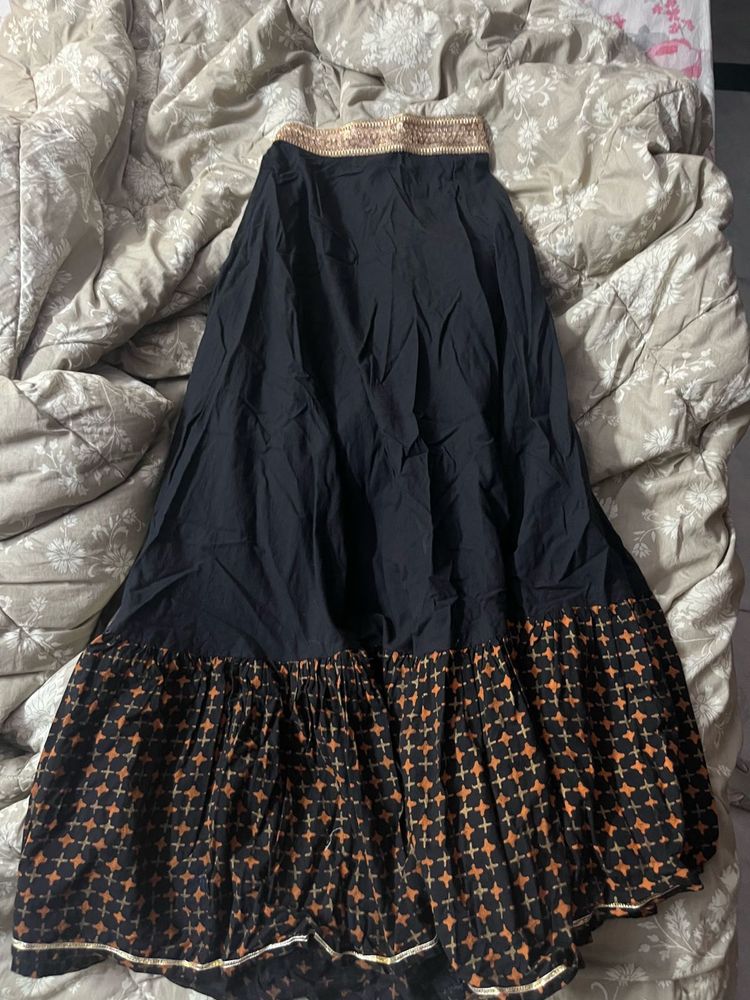 Black Ethnic Skirt