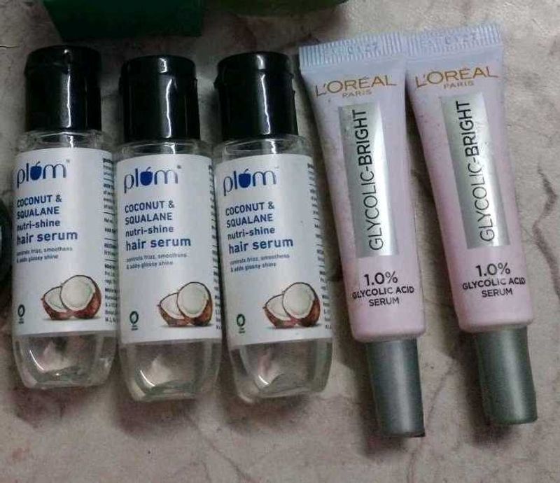 3 Hair Serum &amp; 2 Face Seru
