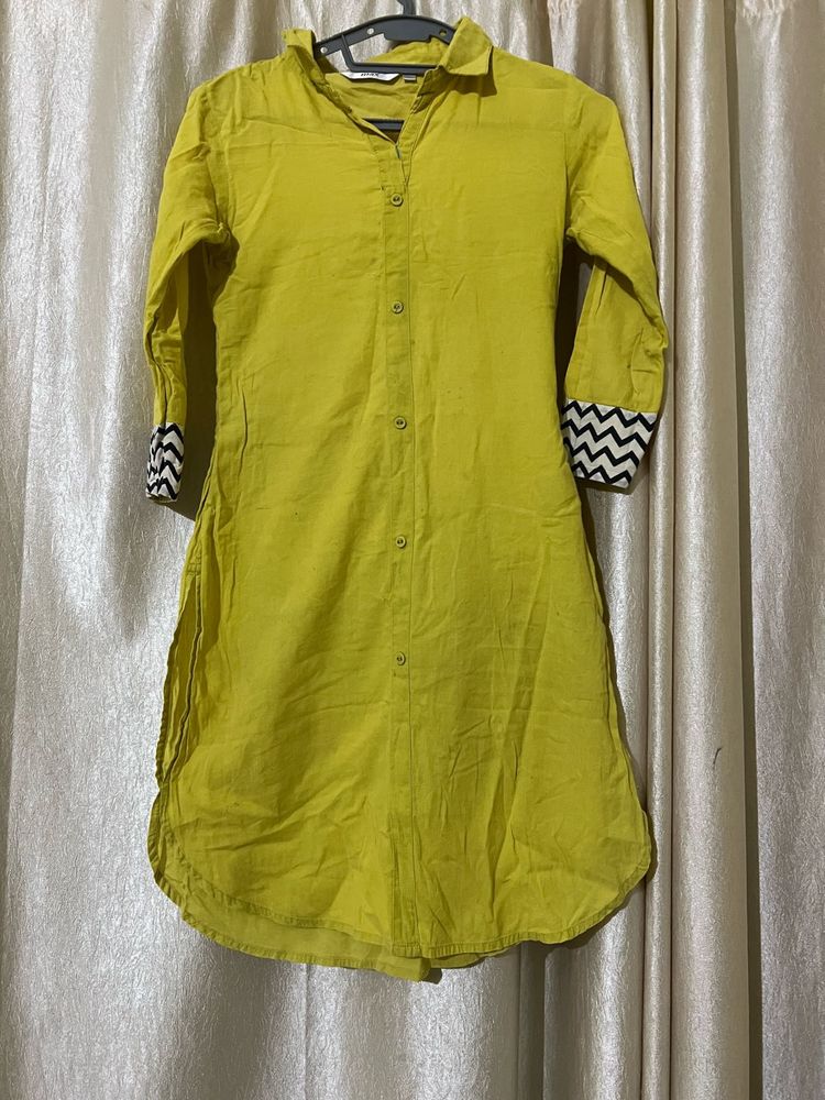 Yellow Kurta