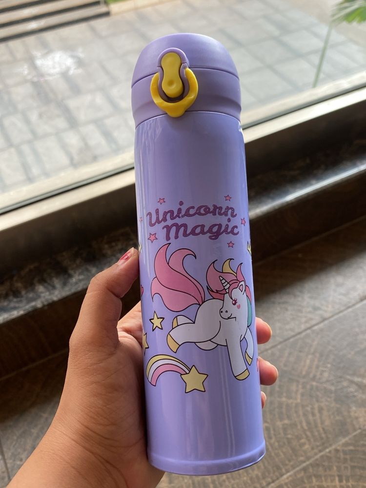 A Beautiful Unicorn Water Bottle For Kids