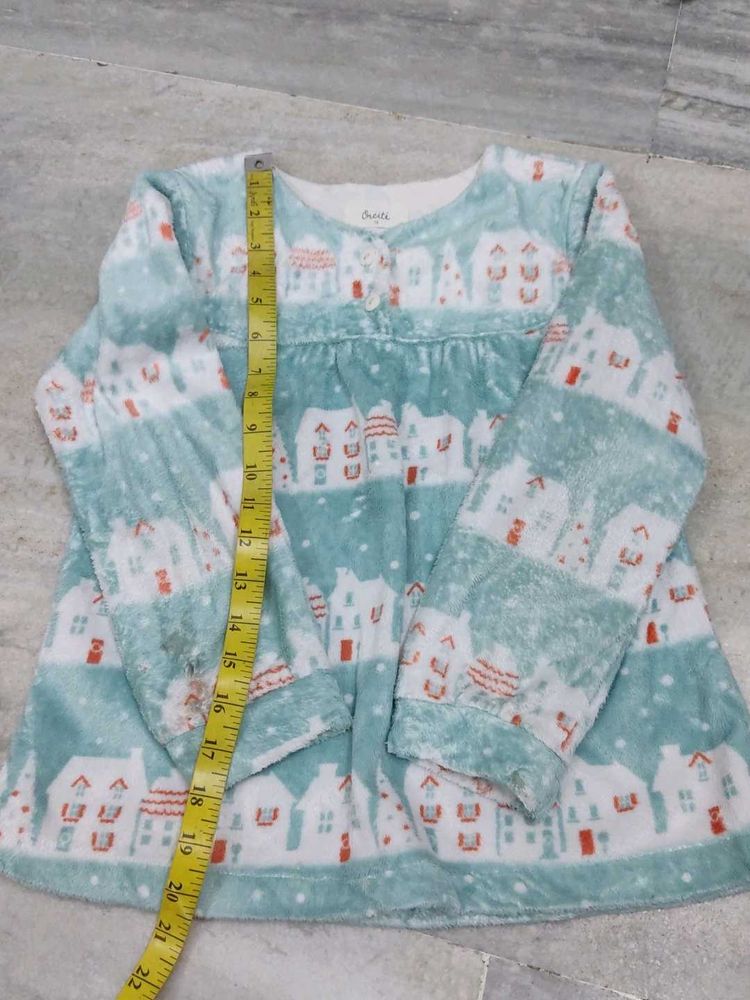 Girls&#39; Printed Fleece pyjama set