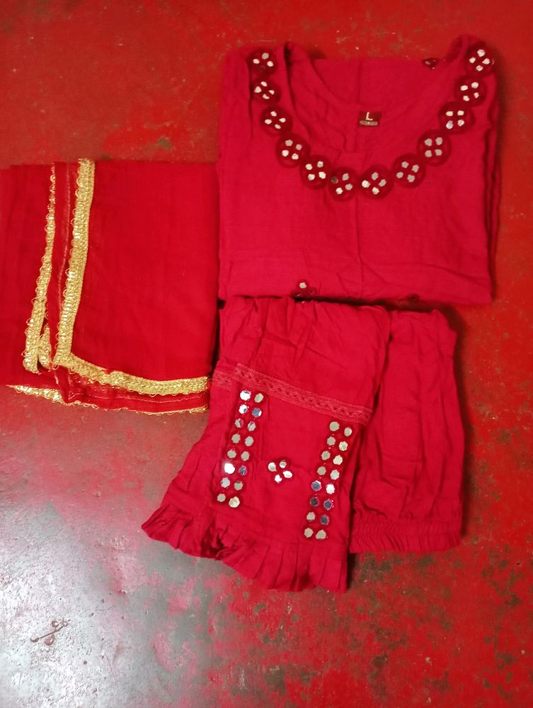 Kurti Set With Dupatta