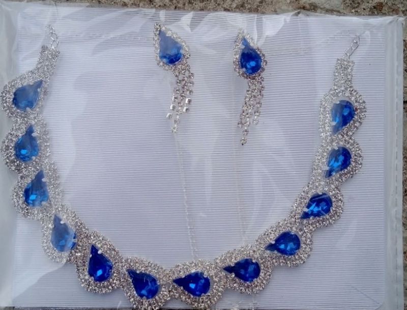 Blue Stone Jewelry Set.