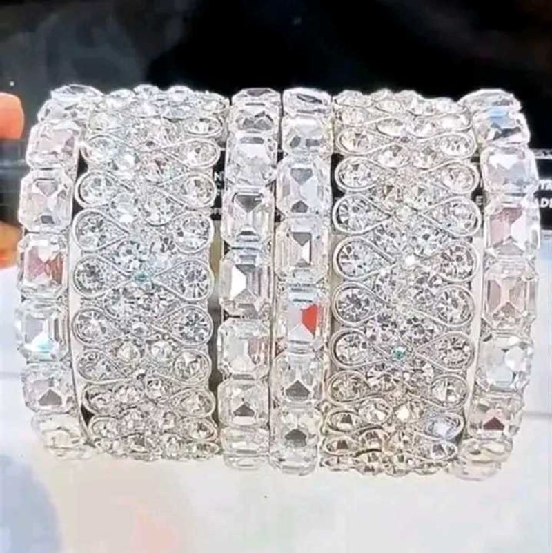 Silver Bangles Set