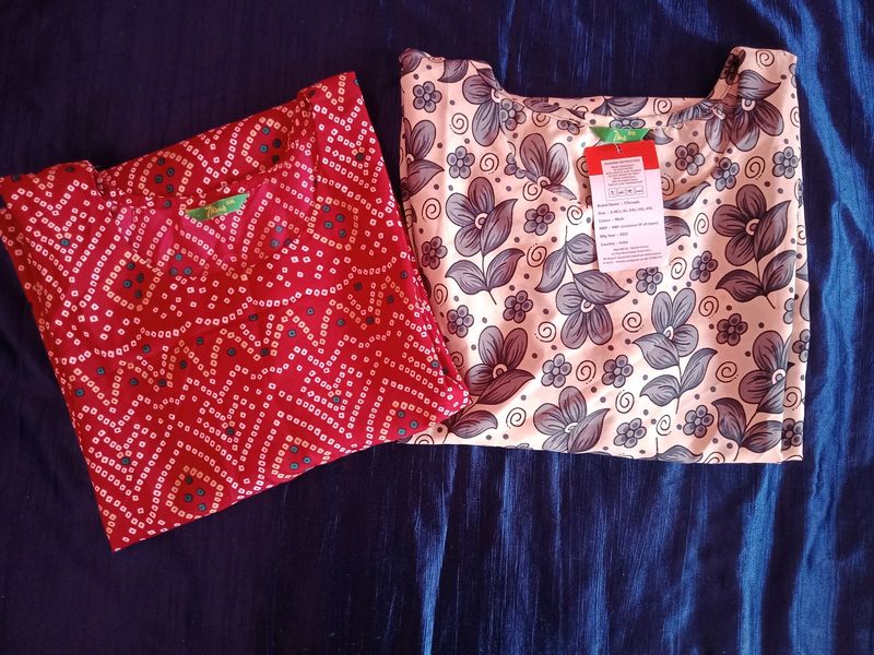 Combo Two Kurta Sets Lovely Outfit From Myntra Bra