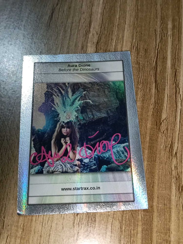 Aura Dione Autographed Card 90scard