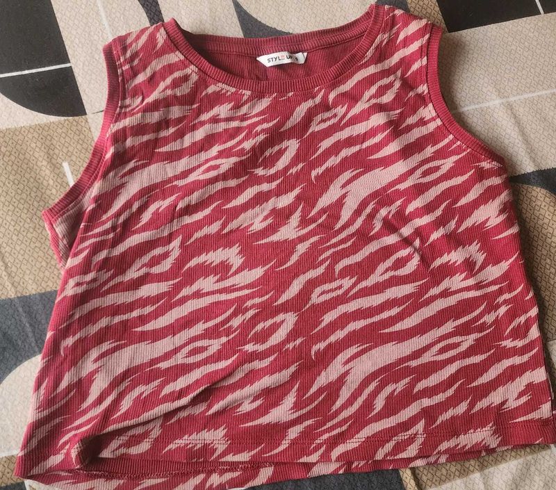 Stylish Patterned Tank Top