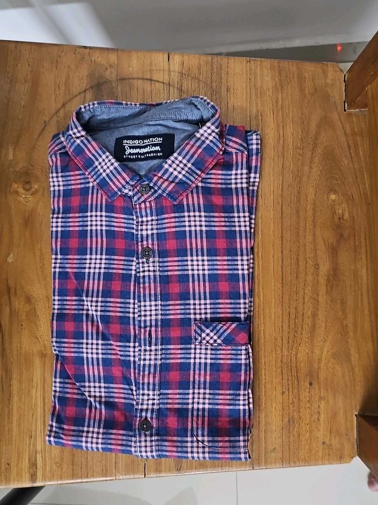 Indigo Nation Plaid Shirt