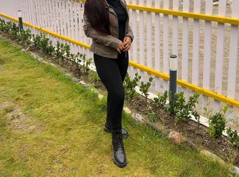 Green Smart Denim Jakcet