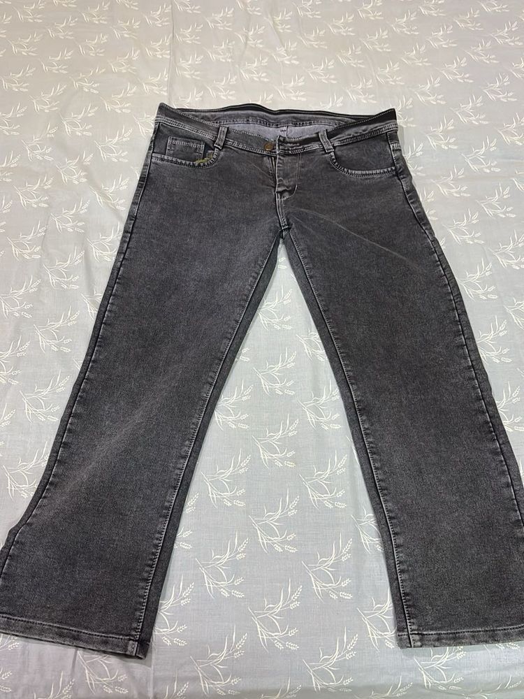 Gray Denim Jeans