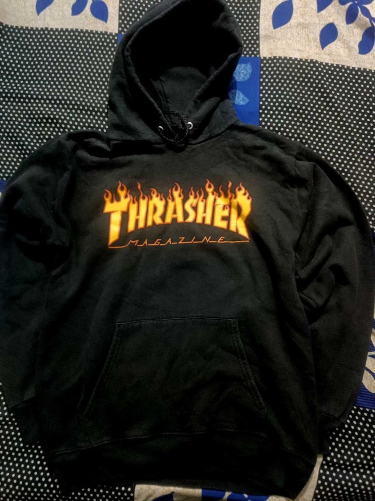 Y2K blazing Thrasher Hoodie