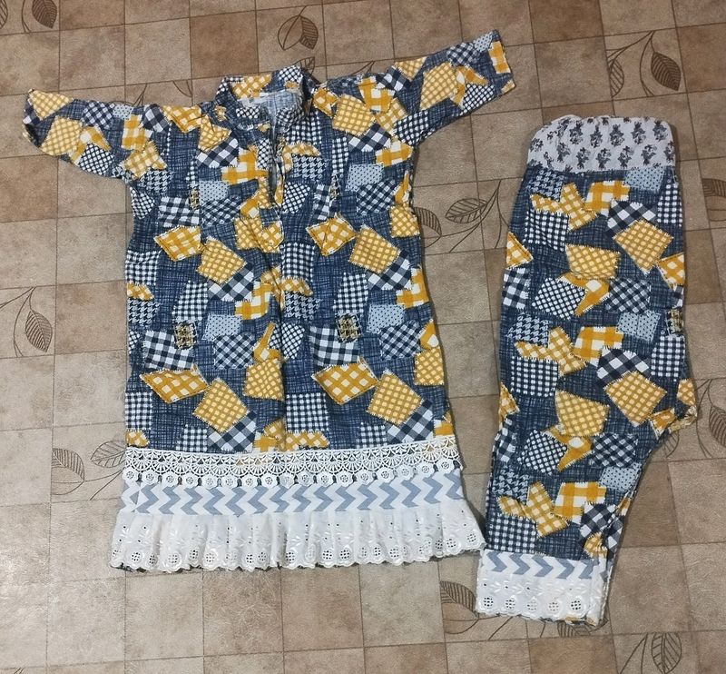 Quirky Patchwork Pajama Set