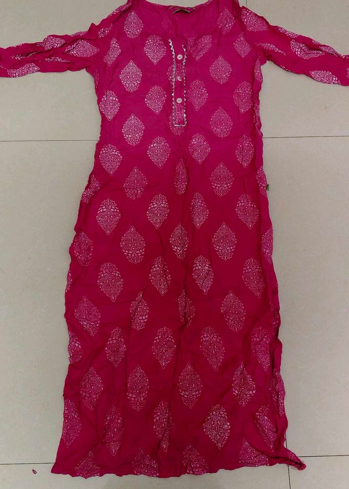 Pink Kurta