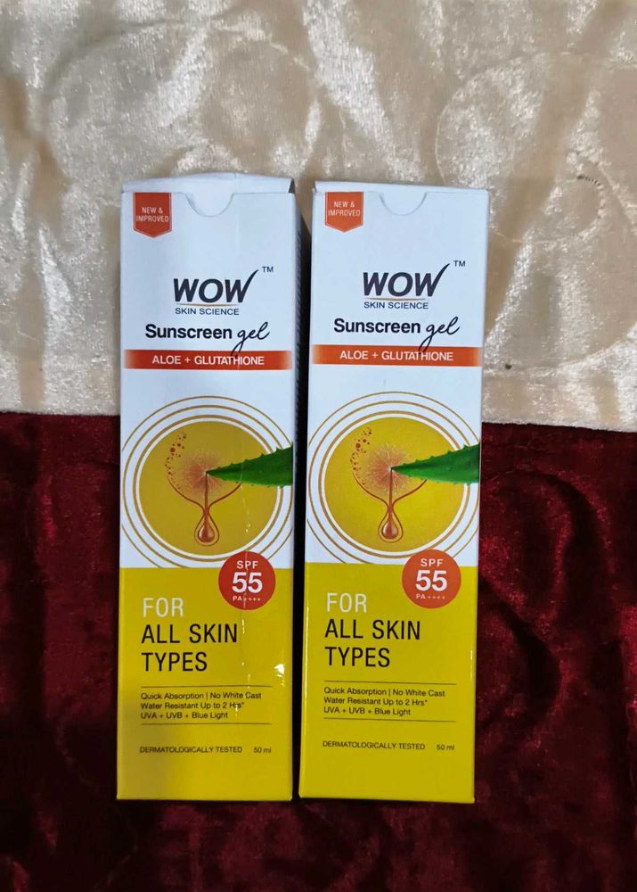 WOW Skin Science Sunscreen SPF 55