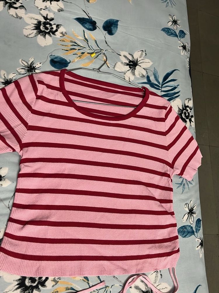 Striped Crop Top