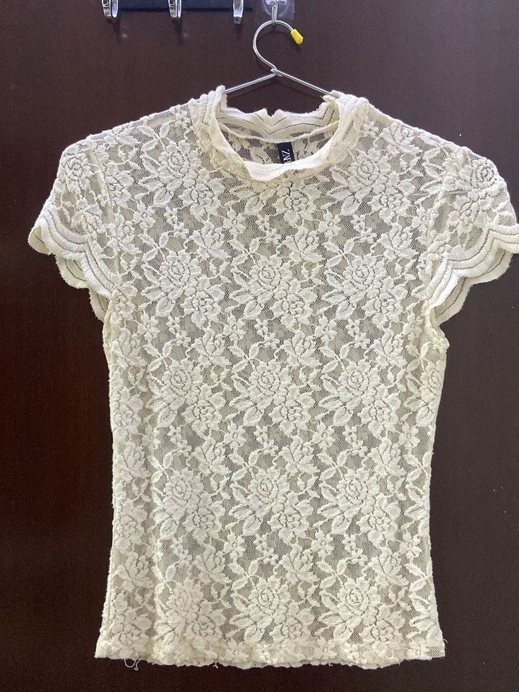 Zara Lace Top