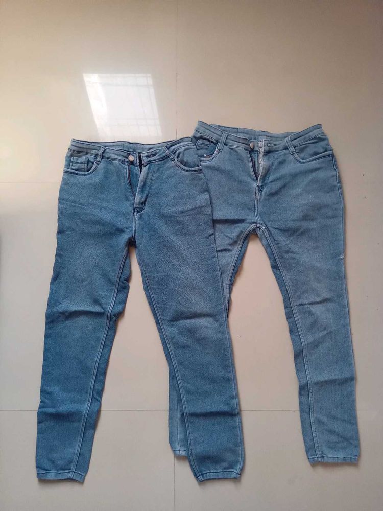 combo of 2 skinny blue jeans