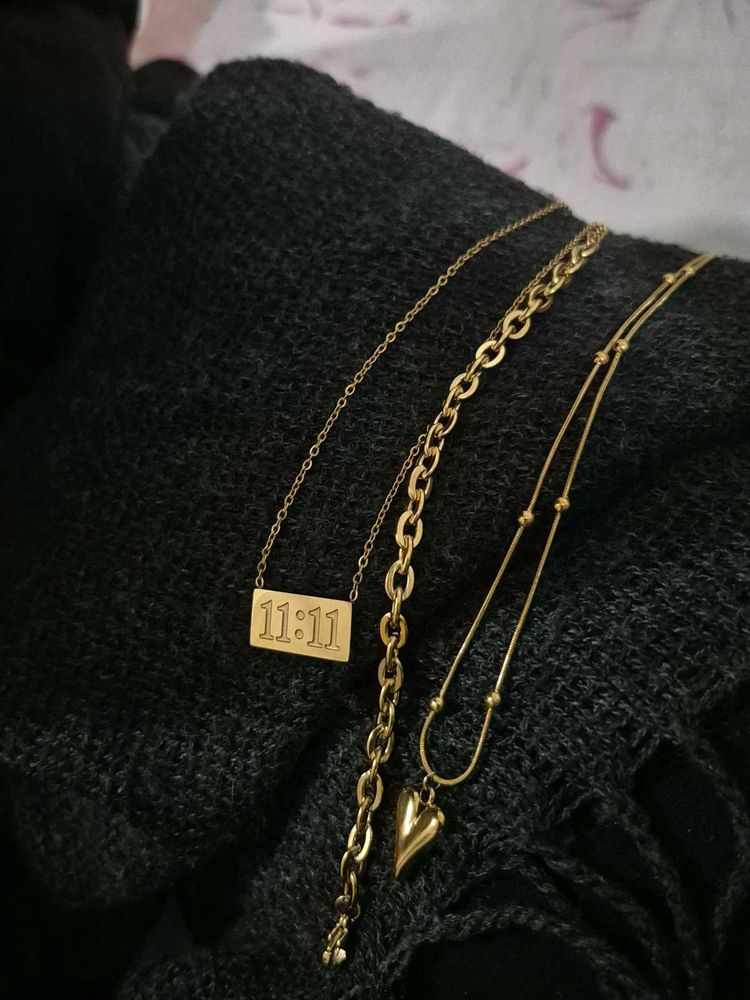 Antitarnish,  18k Gold Neckpieces