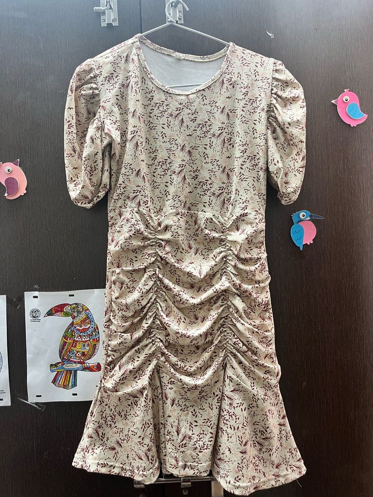 Floral Print Mini Dress