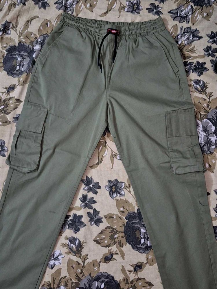 Olive Green Cargo Pants